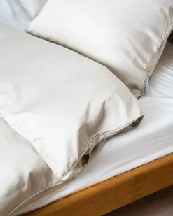 Bambus Sengetøj, Sand, 140x200 cm