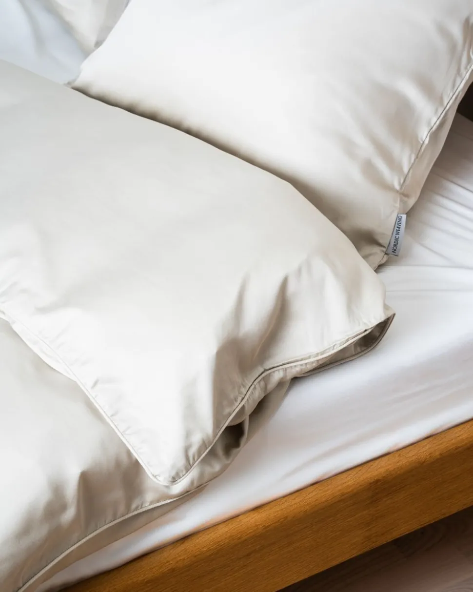 Bambus Sengetøj, Sand, 140x200 cm