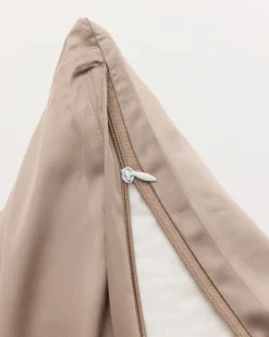 Bambus Sengetøj, Taupe, 140x220 cm