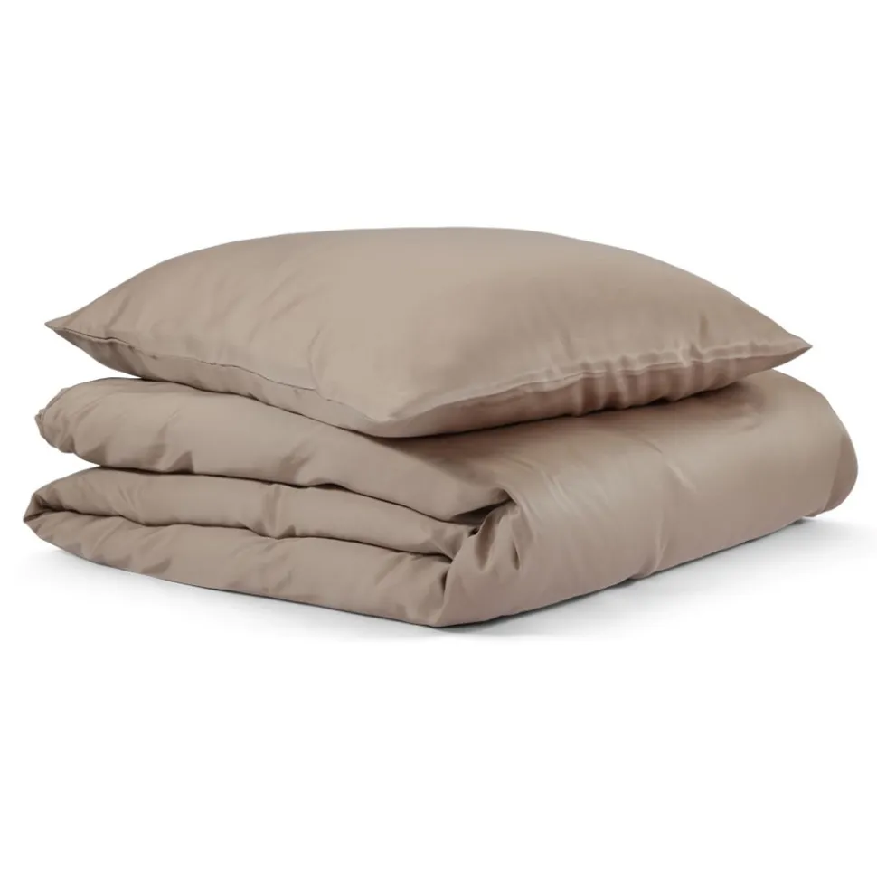 Bambus Sengetøj, Taupe, 140x200 cm