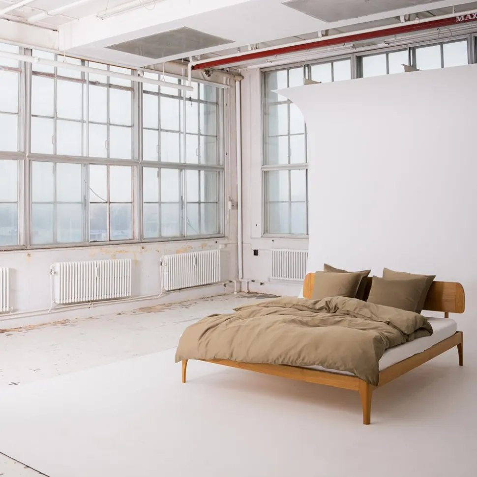 Bambus Sengetøj, Taupe, 140x200 cm