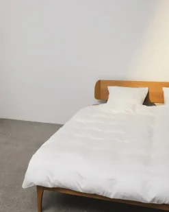 Bambus Sengetøj, White, 140x200 cm