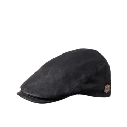 Bang 32 Leather Flatcap, Black, M