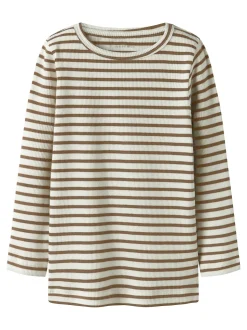 Bani Langærmet T-shirt, Toasted Coconut, 98 cm