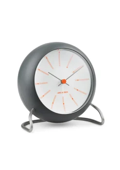 Bankers Ur, Mørkegrå, Ø 11 cm