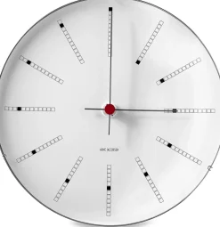 Bankers Vægur, Hvid, Ø29 cm