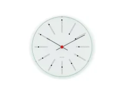 Bankers Vægur, Hvid, Ø48 cm