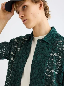 Banks Lace Skjorte, Sports Green, M