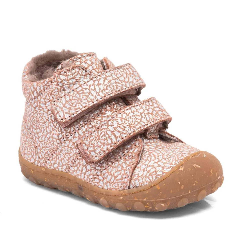 Barefoot Hale V Sko, Rose Glitter, 22