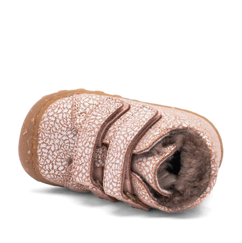 Barefoot Hale V Sko, Rose Glitter, 22