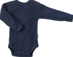 Basic Langærmet Body, Blå, 90 cm