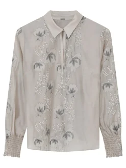 Bayanna Bluse, Light Grey, 38