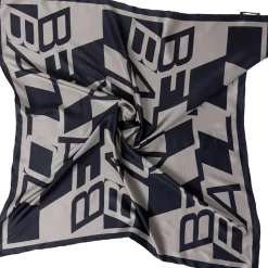 BB Chess Tørklæde, Grey/Black