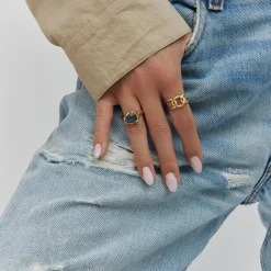 Bea Ring, Gold Plated