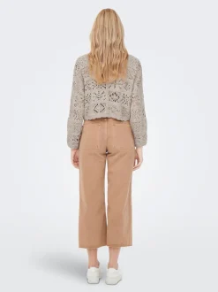 Beach Life Cardigan, Pumice Stone, XL