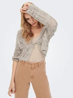 Beach Life Cardigan, Pumice Stone, XL