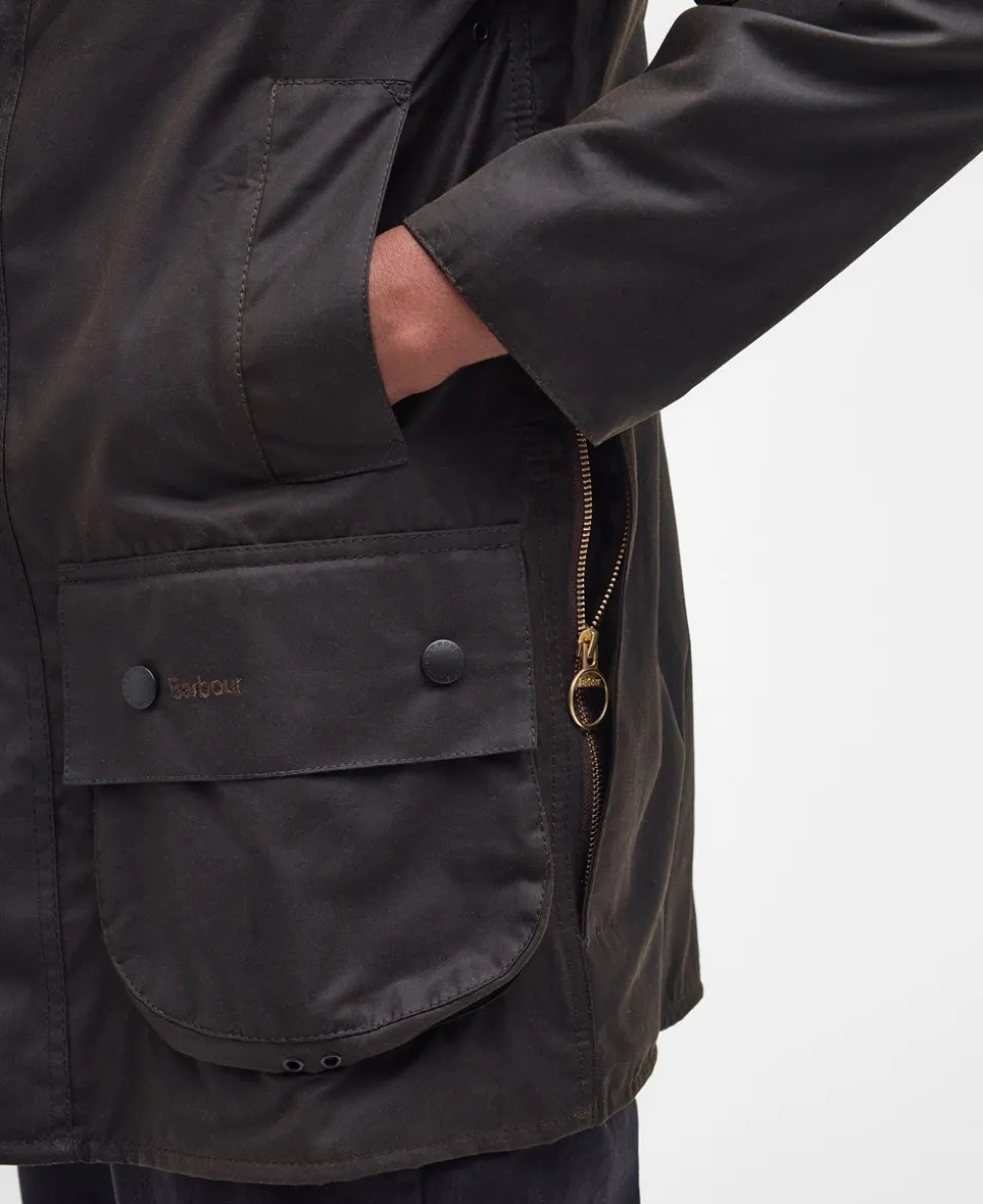 Beaufort Wax Jakke, Olive, 40