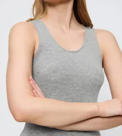 Beauty Layers Top, Medium Grey Melange, XL