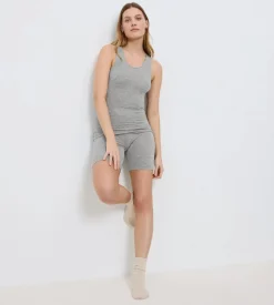 Beauty Layers Top, Medium Grey Melange, XL