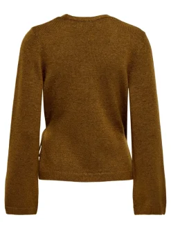 Becky Wrap Cardigan, Bison, S