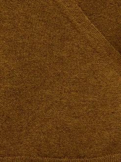 Becky Wrap Cardigan, Bison, S