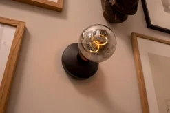 Bee Væglampe, Black Smoked