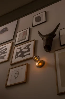 Bee Væglampe, Gold Smoked