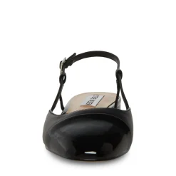 Belinda Slingback Ballerinasko, Black Leather, 37