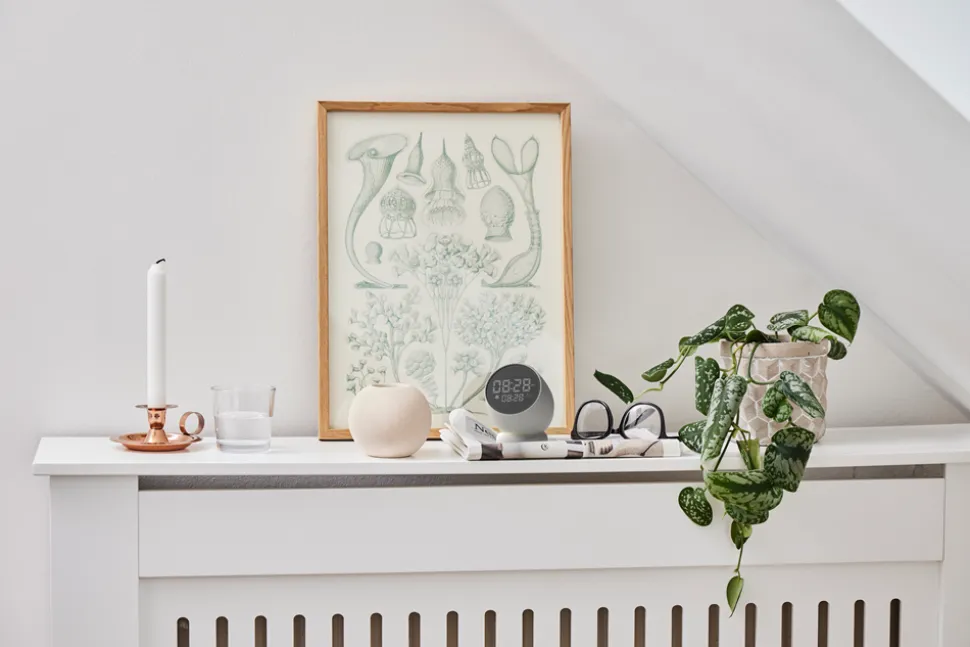 Bell Alarmklokke, White