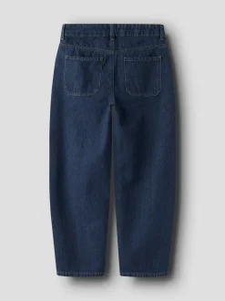 Bella Balloon Jeans, Dark Blue Denim, 146 cm