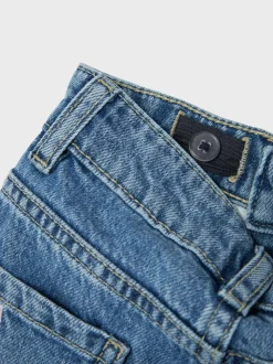 Bella Jeans, Medium Blue Denim Bows, 104 cm