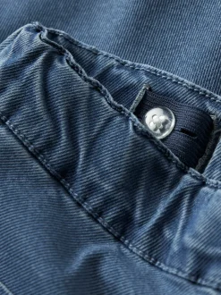 Bella Wide Jeans, Medium Blue Denim, 110 cm