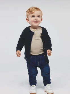 Ben U-Shape Jeans, Dark Blue Denim, 86 cm