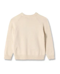 Benna Moon Striktrøje, Sandshell, 104 cm