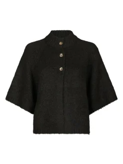 Benuta Fluffy Knit Cardigan, Dark Brown, 38