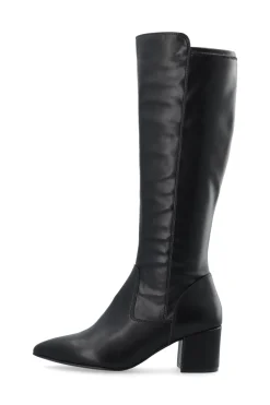 BIADevived Stretch Knee High Støvler, Black, 38