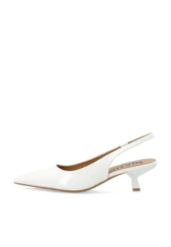 BIAKirstin Kitten Heel Slingback, Off White, 39