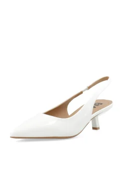 BIAKirstin Kitten Heel Slingback, Off White, 39