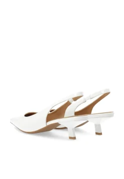 BIAKirstin Kitten Heel Slingback, Off White, 39