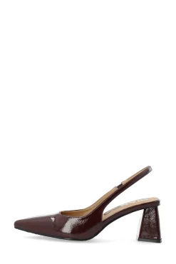 BIAMaralyn Slingback Højhælede Sko, Burgundy, 39