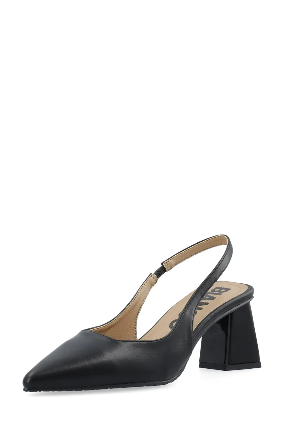 BIAMaralyn Slingback Højhælede Sko, Black, 38