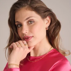 Biella Altro Piccolo Ring, Gold Plated, 60