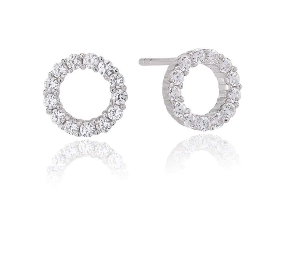 Biella Uno Piccolo Øreringe, Sølv