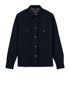 Birk Traver Overshirt, Navy, XXL