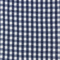 Bæk&Bølge Sengelinned, Blå/ Hvid, 140x200 cm