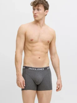 Black Friday 5-pak Trunks, Dark Grey Melange, XL