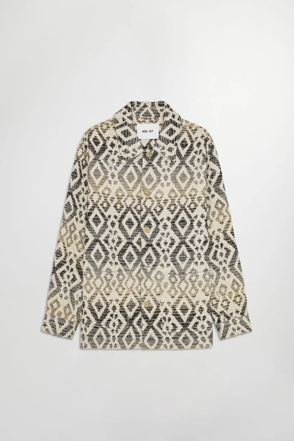 Blaze 5002 Overshirt, Ecru Multi, XXL