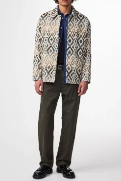 Blaze 5002 Overshirt, Ecru Multi, XXL