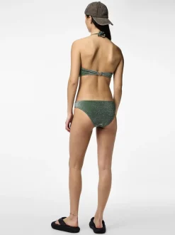 Bling Bikini Top, Dark Green, S