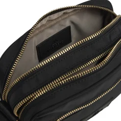 Block Crossbody, Black/Gold